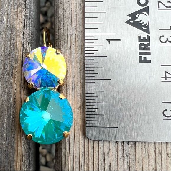 Handcrafted Earrings with Swarovski Crystal - Picture 7 of 7